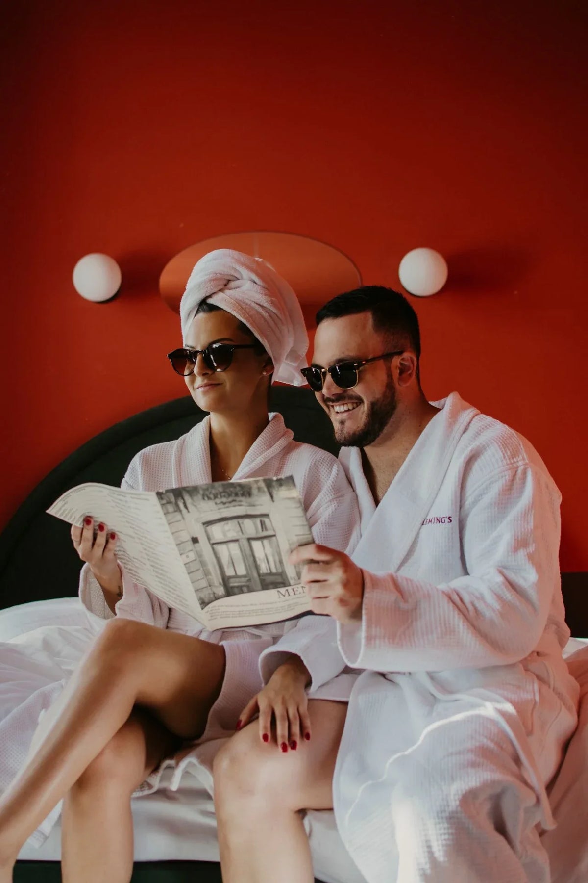 Towel set for couples