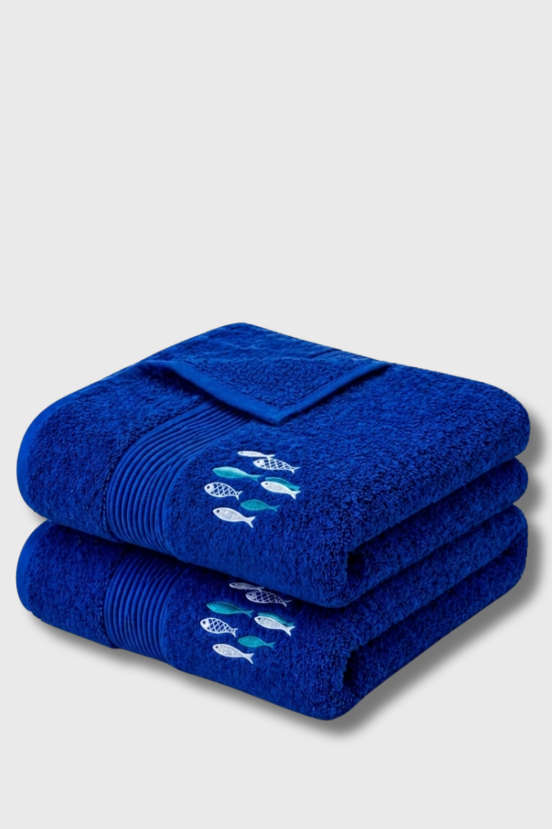 Aqua Dance Marine Towel – Azure | Set of 2