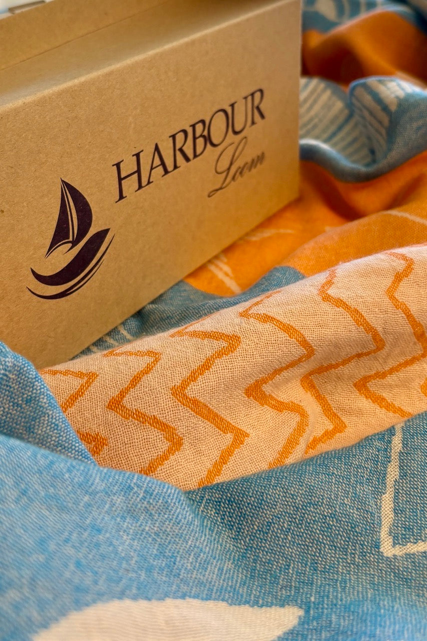 Harbourloom colourful 100% Cotton Beach Towel