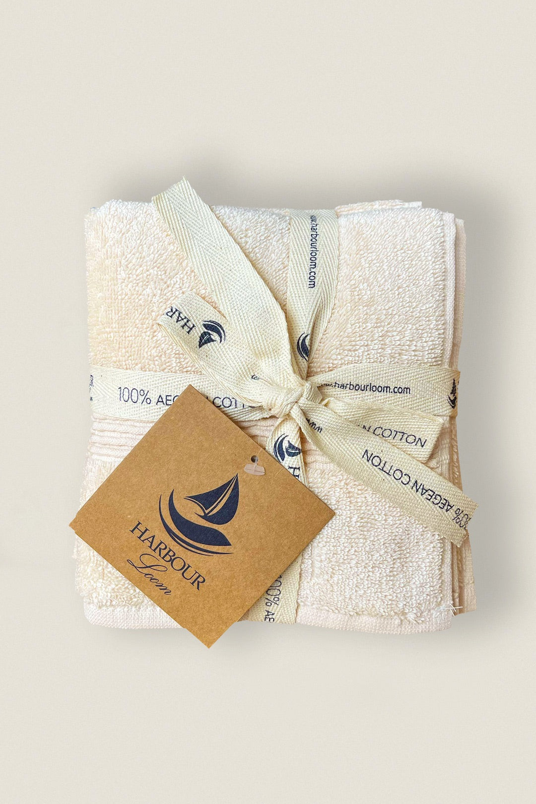 Ivory Cotton Face Towel Sets