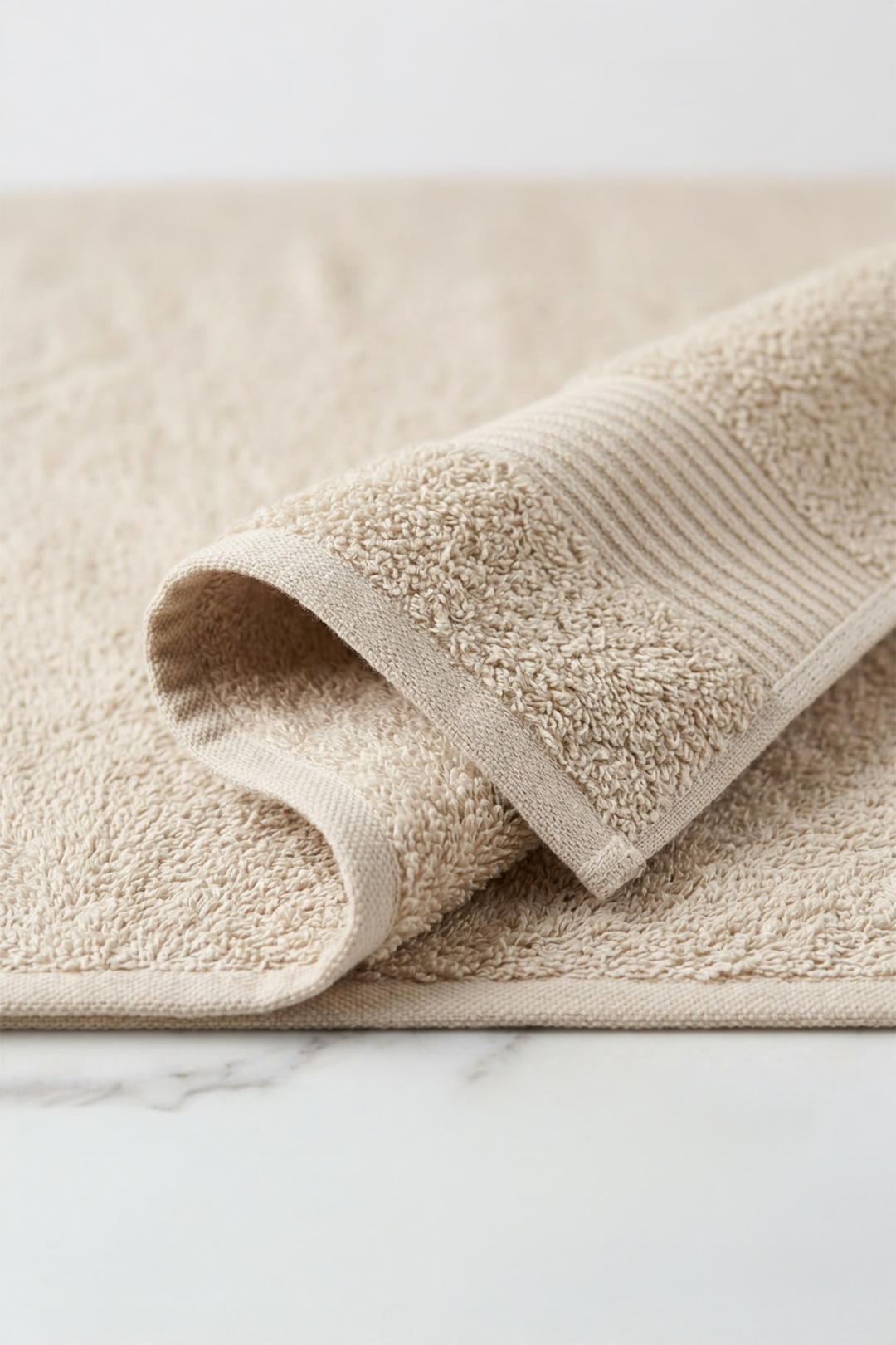 Boulevard Series Ivory Cotton Hand Towel Sets – Soft & Absorbent | 3 Pieces