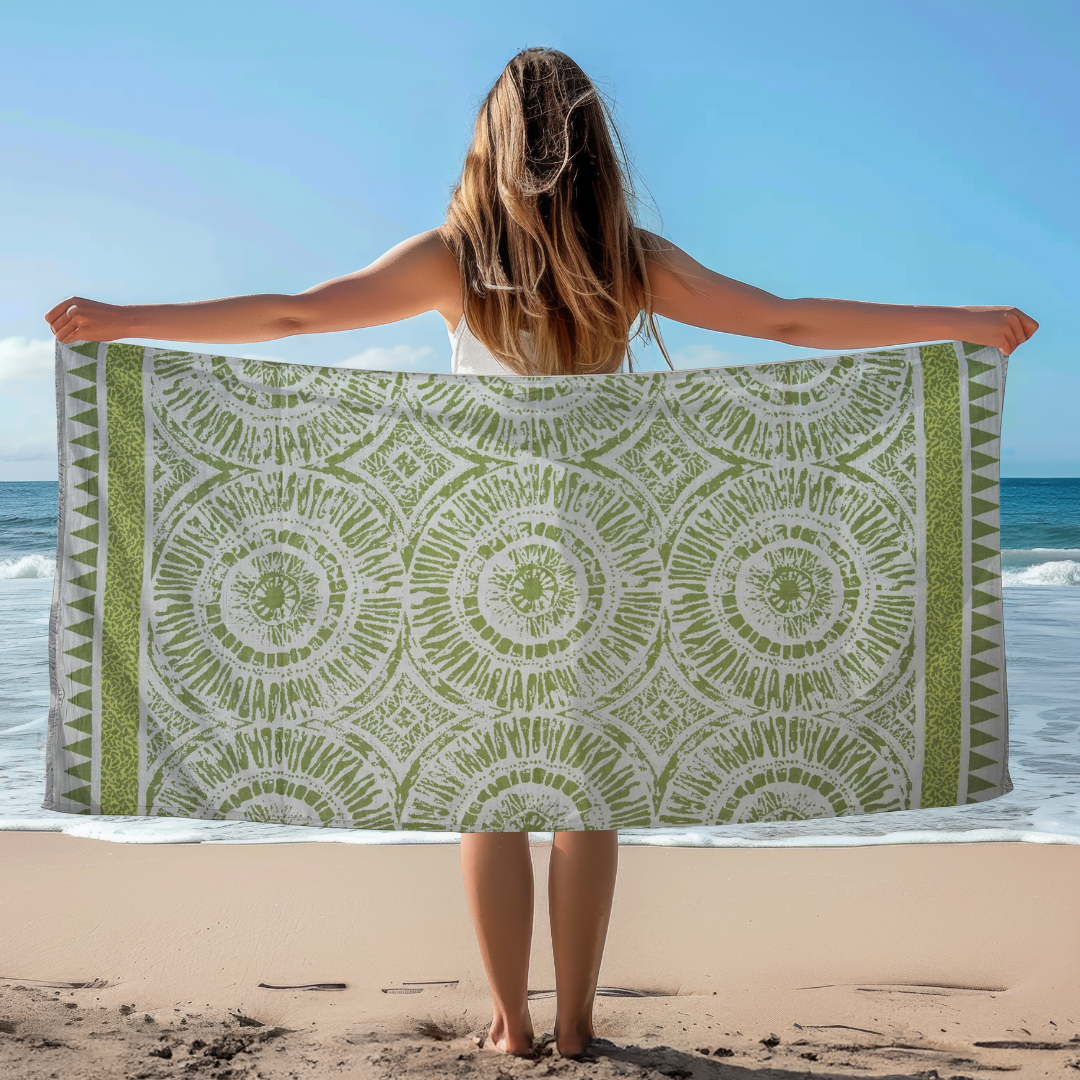 Nice Cotton Beach Towel – Soft & Absorbent | 1 Piece
