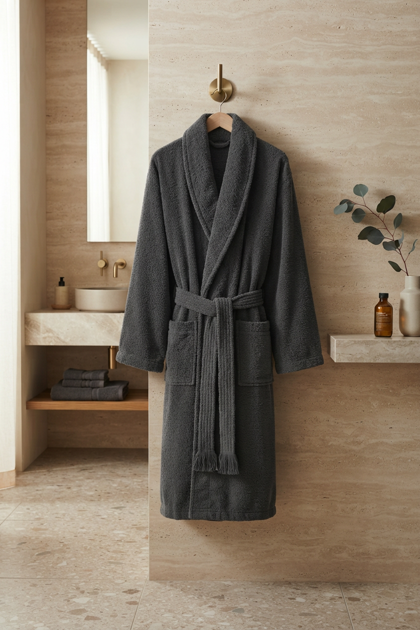 Mood Men's Robe – Silver