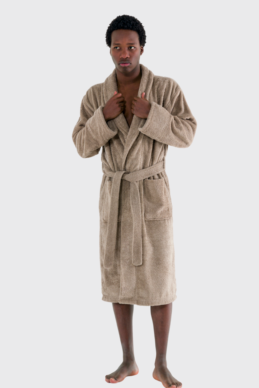 Mood Men's Robe – Taupe
