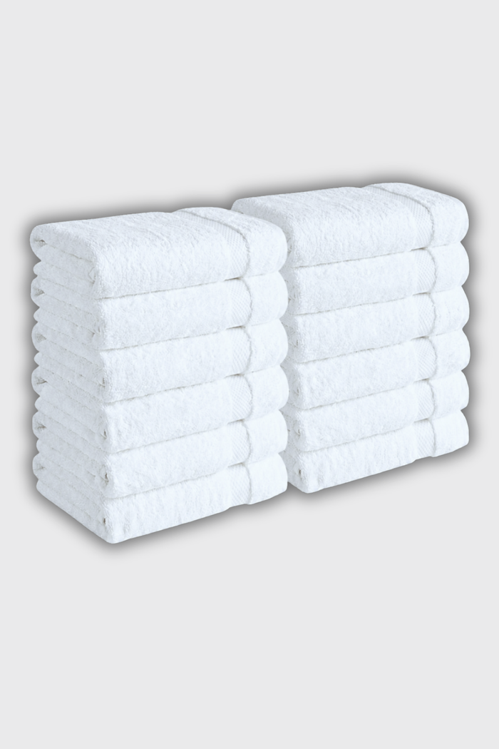 Serviettes de visage Mood – Blanc | Pack de 12