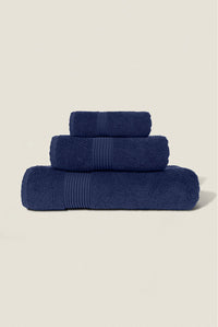 Boulevard Series Azure Cotton Mix Size Towel Sets – Soft & Absorbent | 3 Pieces
