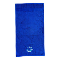 Aqua Dance Azure Color Towel 20x35”