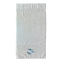 Aqua Dance Sand Color Towel 20x35”