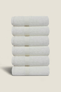 Boulevard Series Ice Cotton Face Towel Sets – Soft & Absorbent | 6 Pieces