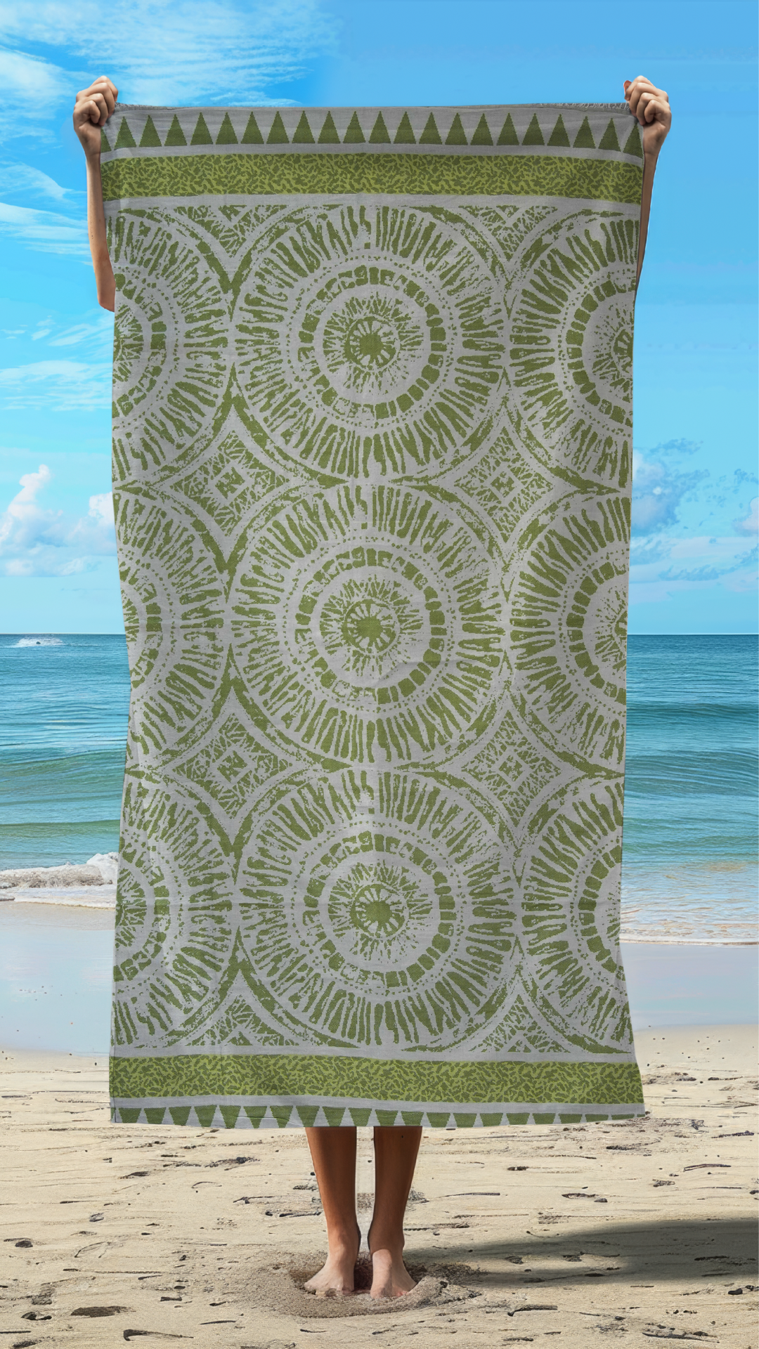 Nice Cotton Beach Towel – Soft & Absorbent | 1 Piece