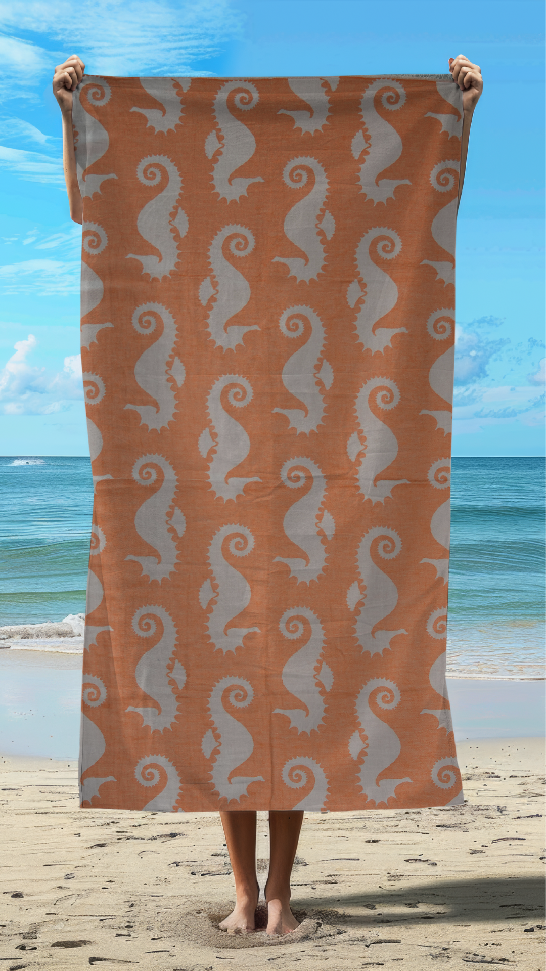 Palermo Cotton Beach Towel – Soft & Absorbent | 1 Piece