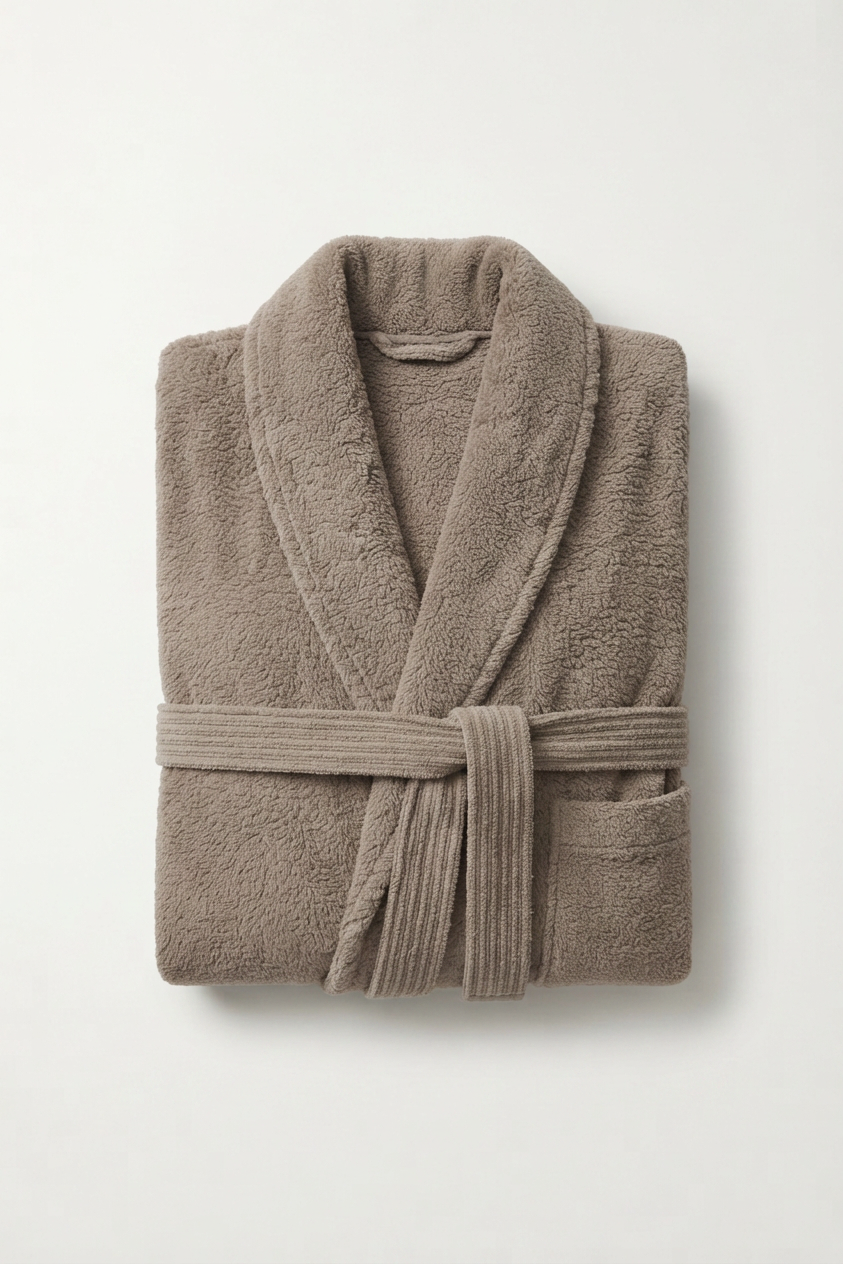 Harbour Loom Mood Series Relaxed Fit Women's Bathrobe Quartz Taupe 100% Turkish Cotton Terry Cloth Spa Hotel Quality Soft Absorbent Housecoat Luxury Gift| 1 Piece
