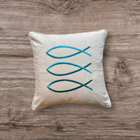 Trifin Sand Color Embroidery Pillow Cover 18