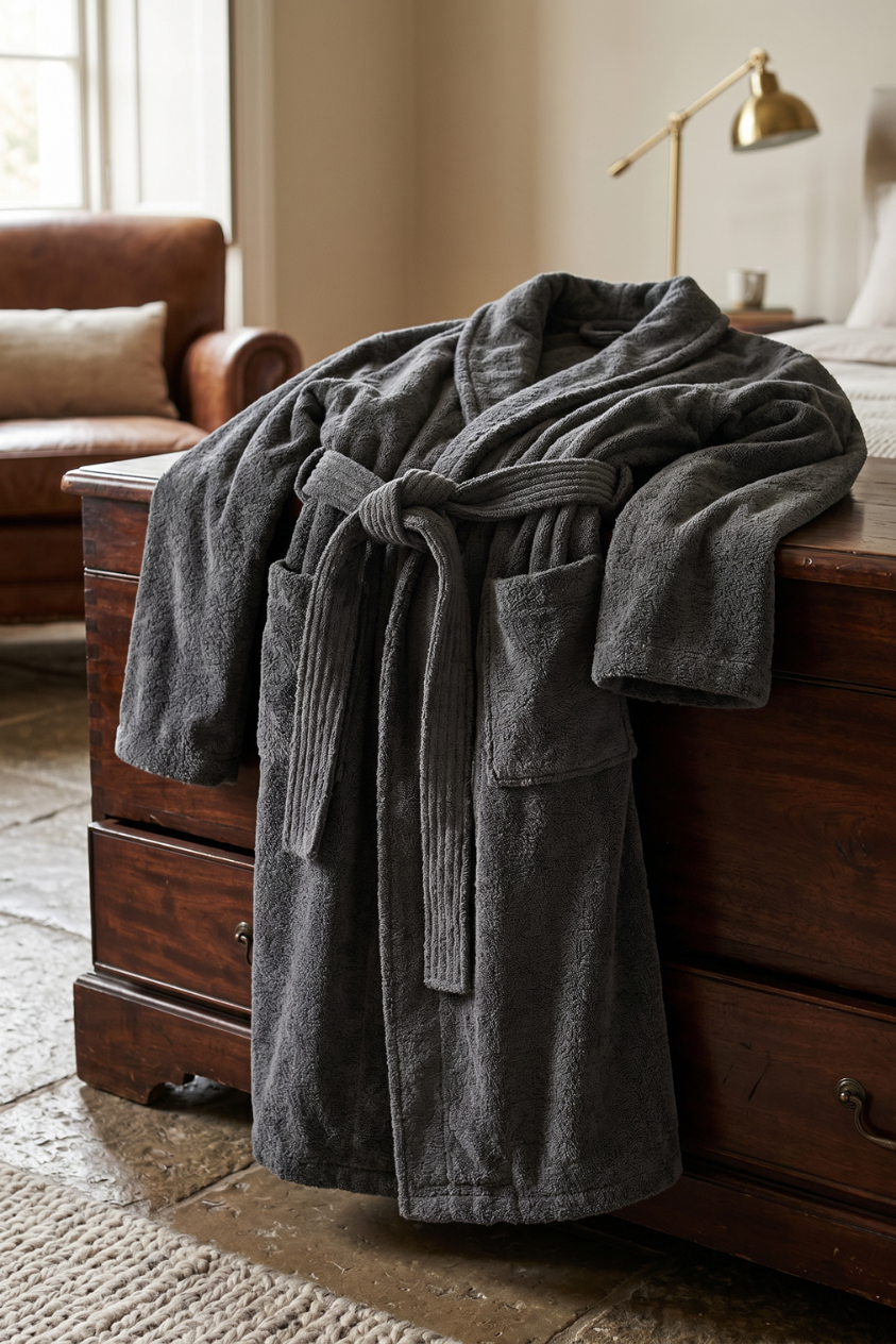Mood Men's Robe – Silver