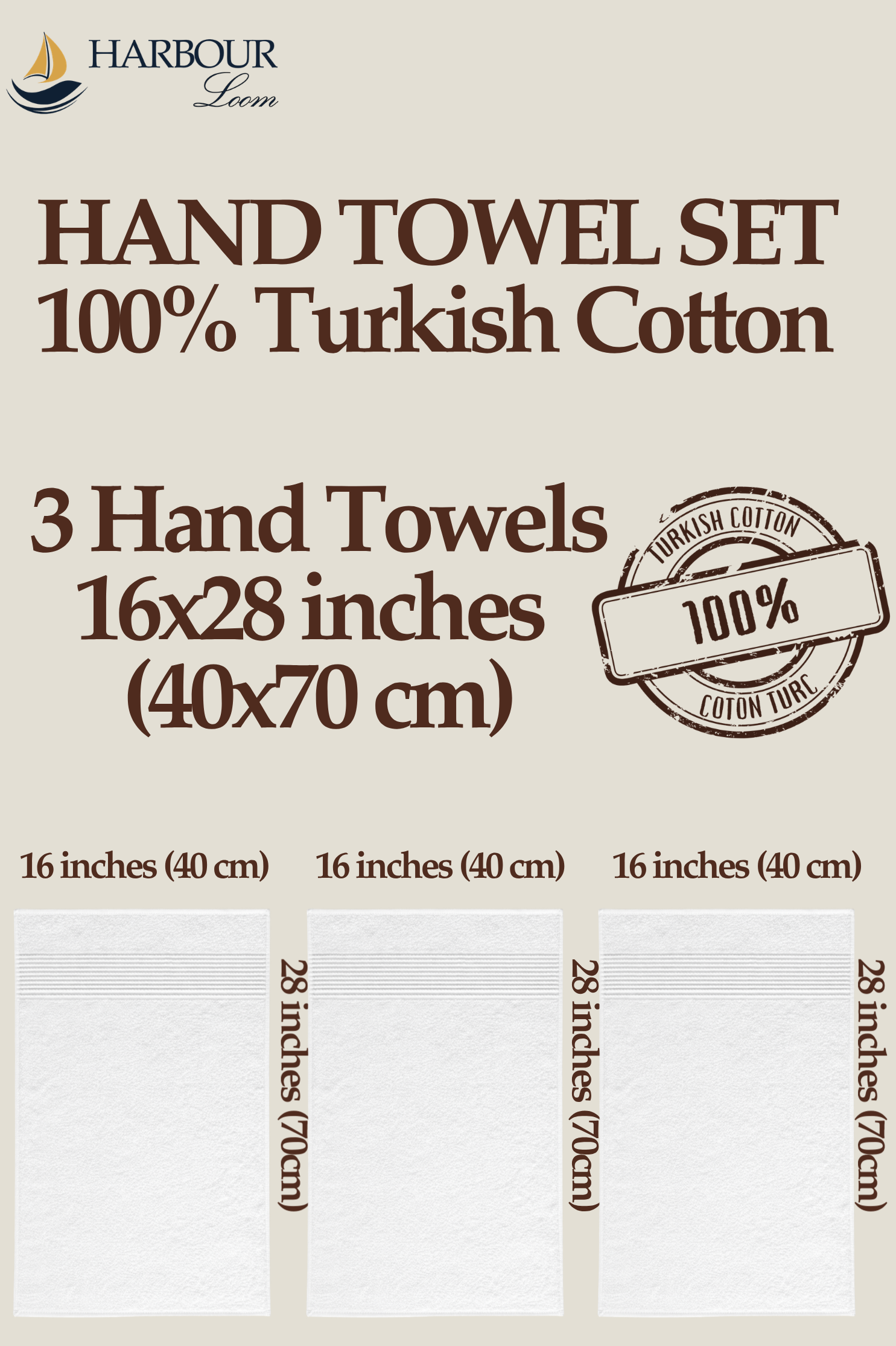 2-pack white 100% Turkish cotton bath towels, absorbent bathroom towel set 28x55 inches.